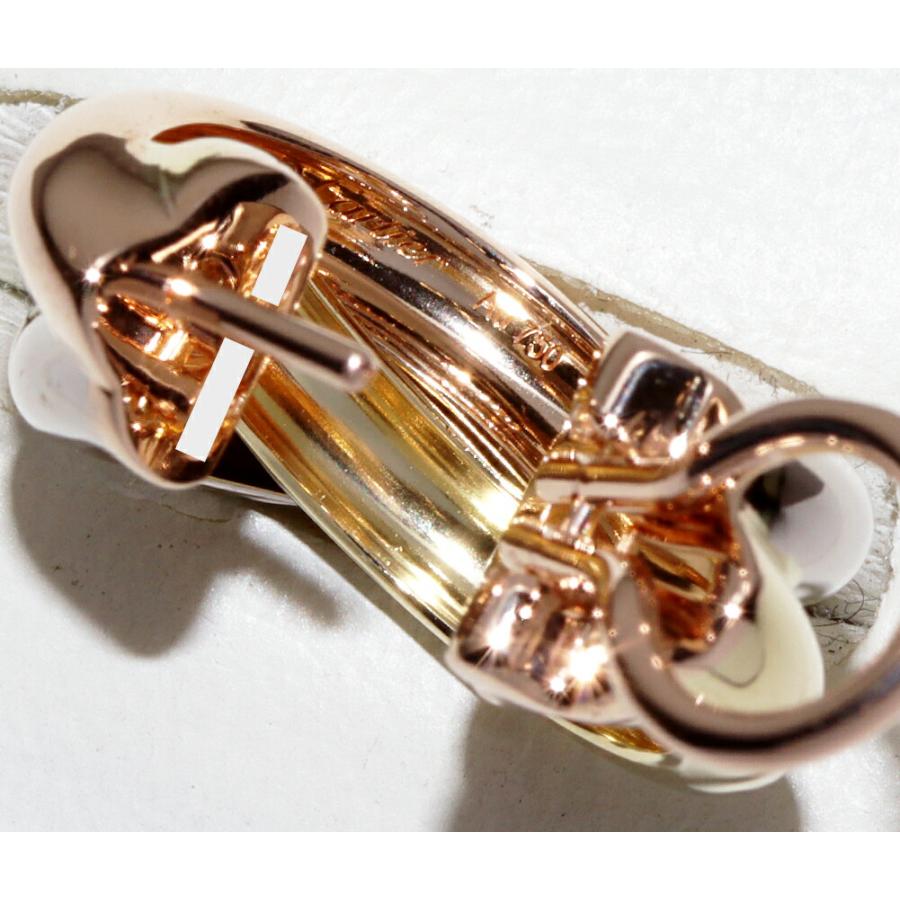 Cartier（カルティエ） ピアス K18YG K18WG K18PG トリニティピアス