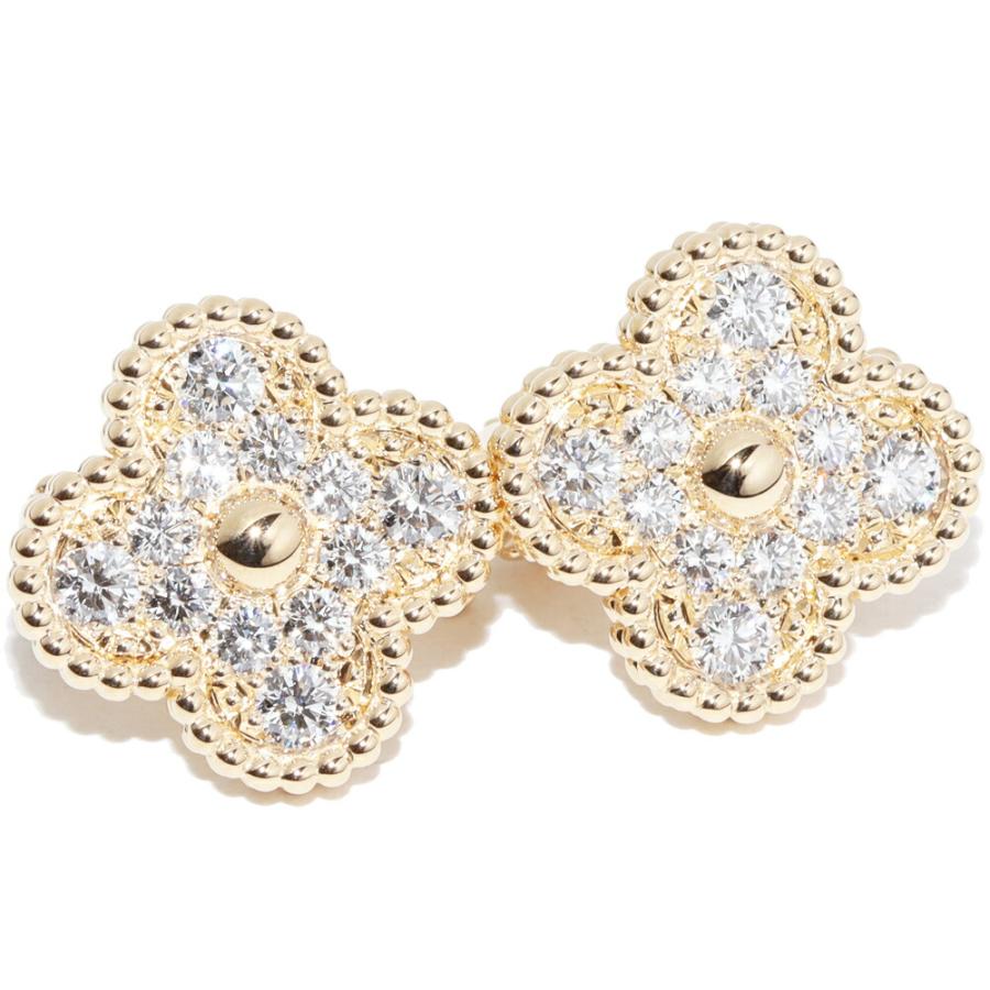 ヴァンクリーフ＆アーペル K18YG ダイヤ24P(0.96ct) ヴィンテージ