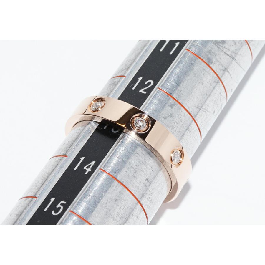 Cartier（カルティエ） 指輪 K18PG ダイヤ8P(計0.19ct) LOVEリング