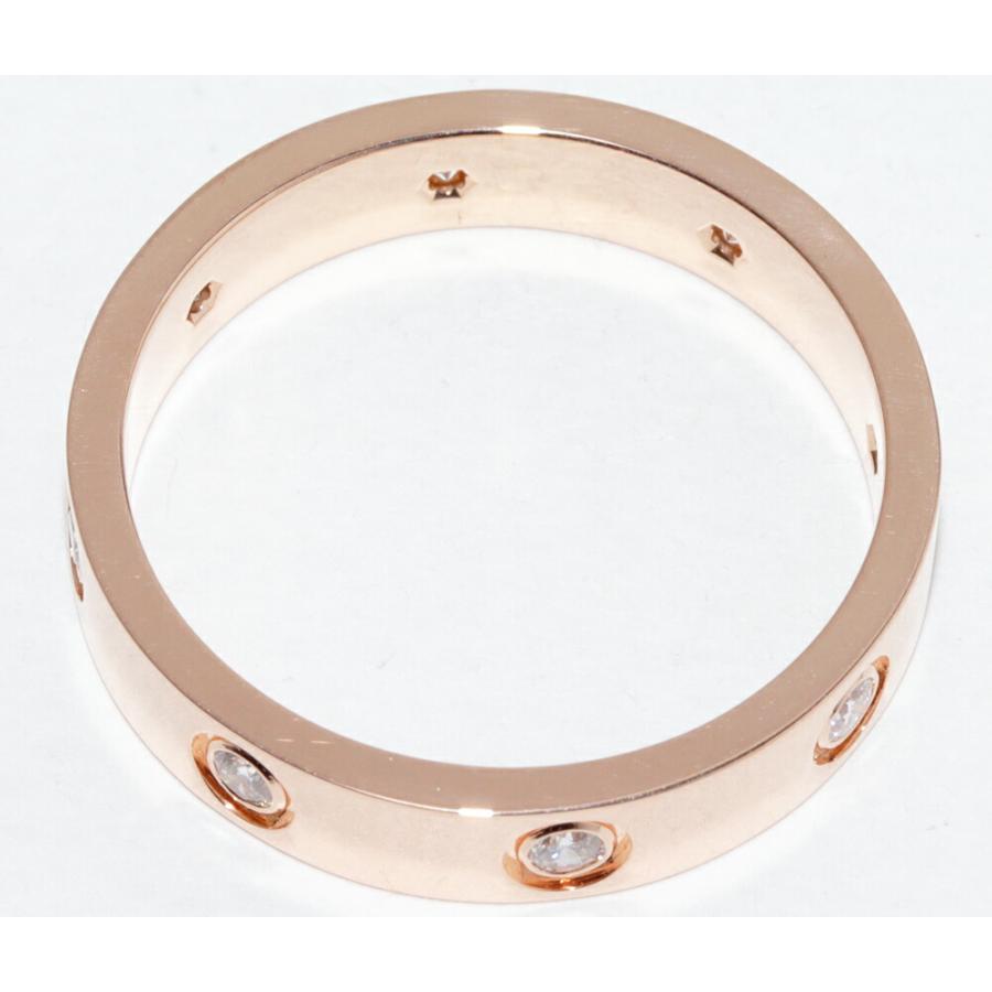 Cartier（カルティエ） 指輪 K18PG ダイヤ8P(計0.19ct) LOVEリング