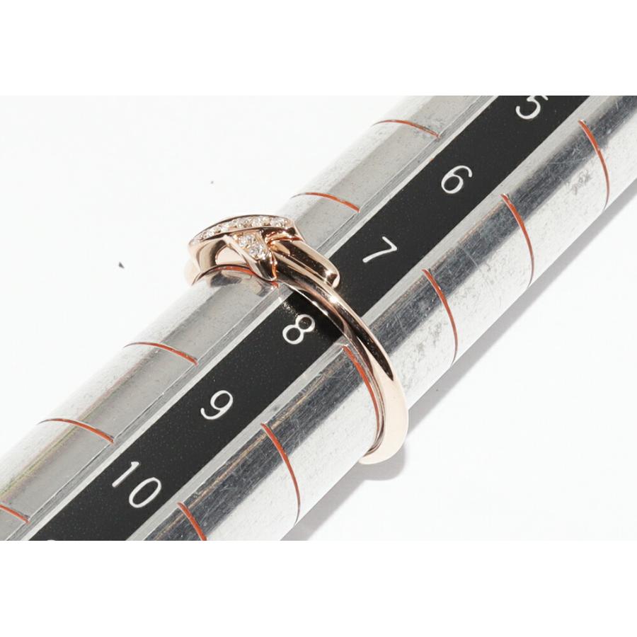美品【ショーメ】K18PG ジュ・ドゥ・リアン　ダイヤモンド　リング CHAUMET（ショーメ） 指輪 K18PG ダイヤ10P(0.05ct) ジュ ドゥ リアン