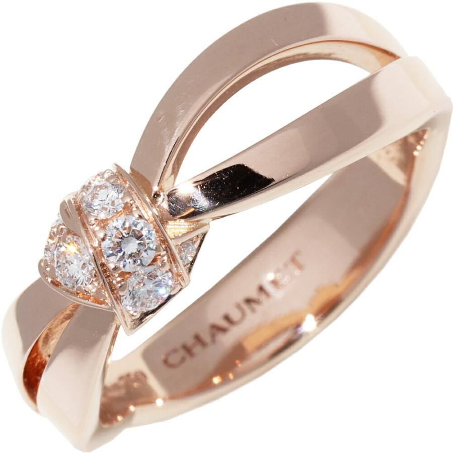 CHAUMET（ショーメ） 指輪 K18PG ダイヤ7P リアン セデュクシオン