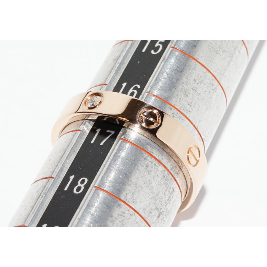 Cartier（カルティエ） 指輪 K18PG ダイヤ1P(0.02ct) ラブリング 