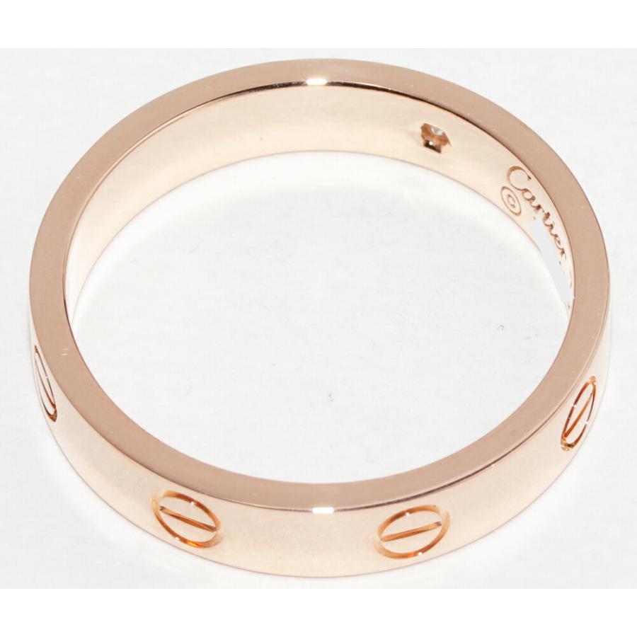Cartier（カルティエ） 指輪 K18PG ダイヤ1P(0.02ct) ラブリング 