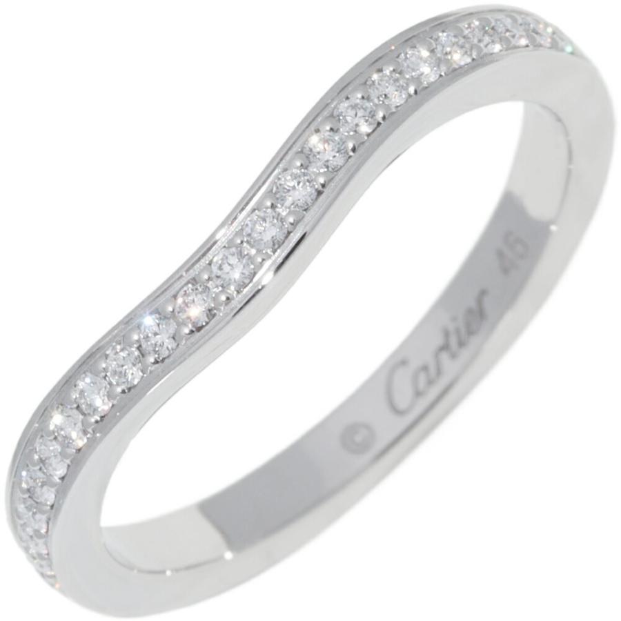 Cartier（カルティエ） 指輪 Pt950 ダイヤ25P バレリーナ ウェディング