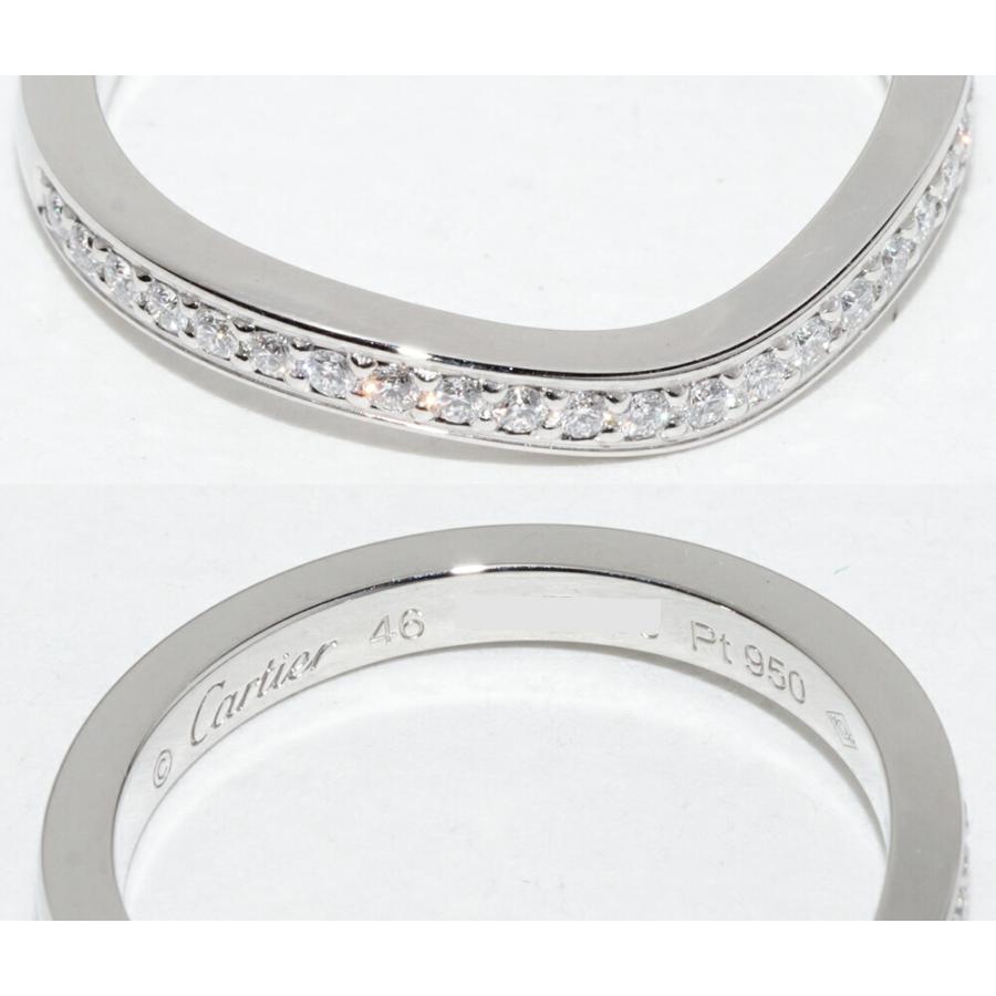 Cartier（カルティエ） 指輪 Pt950 ダイヤ25P バレリーナ ウェディング