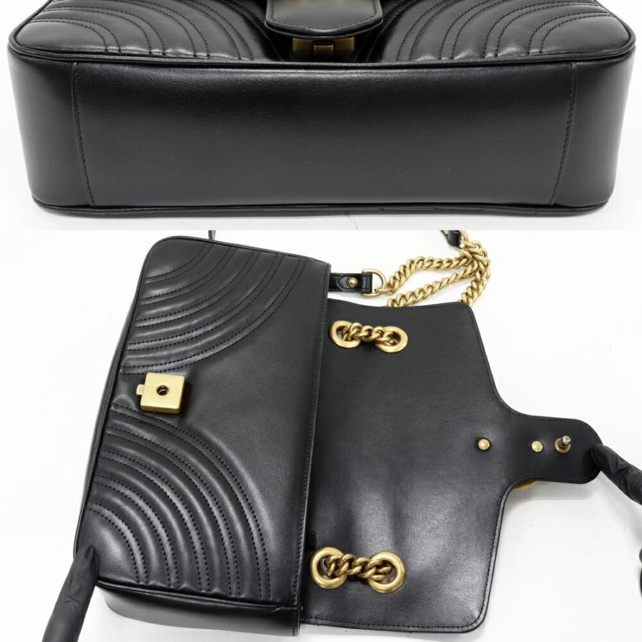 GUCCI（グッチ） チェーンショルダーバッグ GGマーモント キルティング 