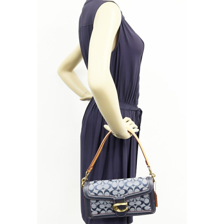 COACH（コーチ） ショルダーバッグ タビー キャンバスxカーフ