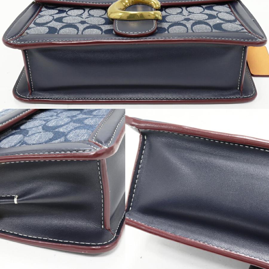 COACH（コーチ） ショルダーバッグ タビー キャンバスxカーフ ライト 