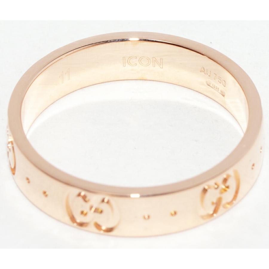 GUCCI（グッチ） K18PG アイコン スリム リング 152045 J8500 5702 #11