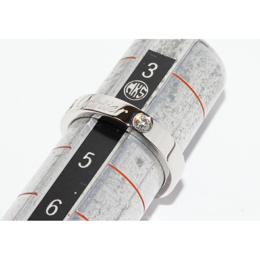 Cartier（カルティエ） 指輪 Pt950 ダイヤ2P(0.07ct) Cドゥカルティエ