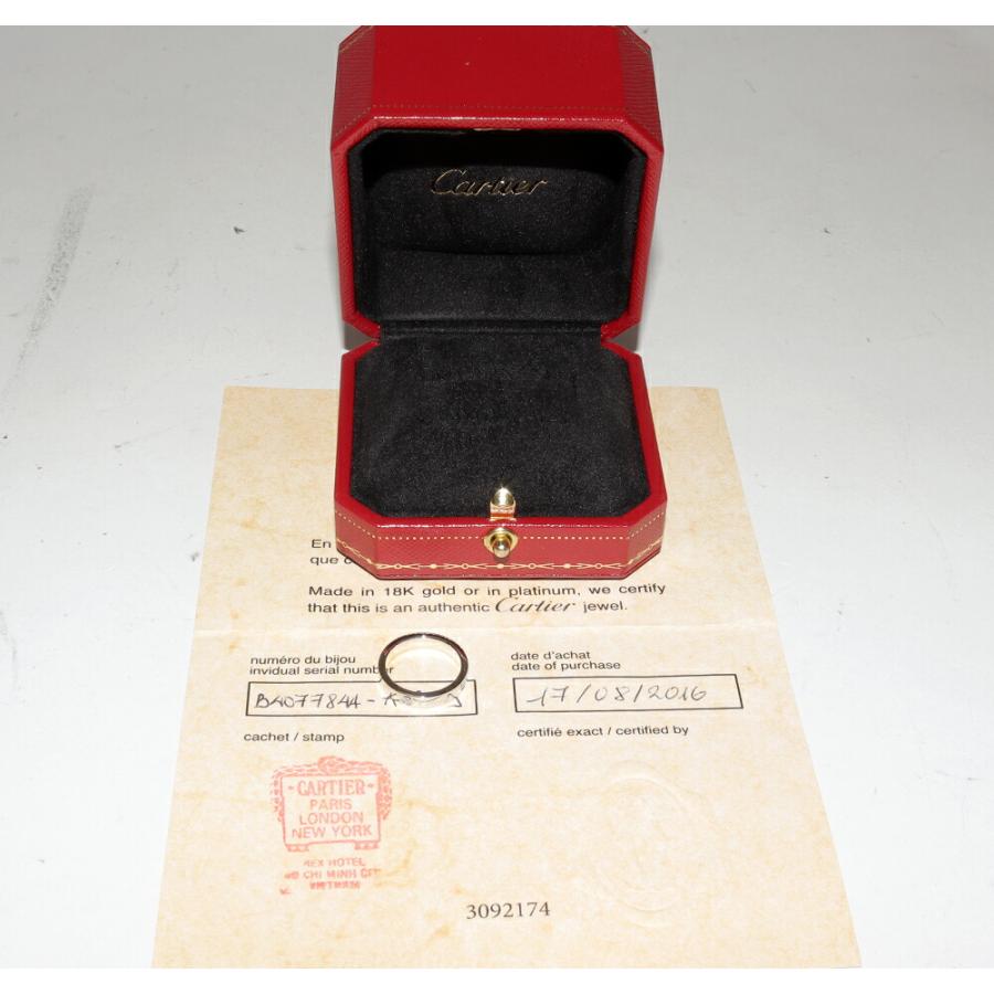 Cartier（カルティエ） 指輪 Pt950 ダイヤ2P(0.07ct) Cドゥカルティエ