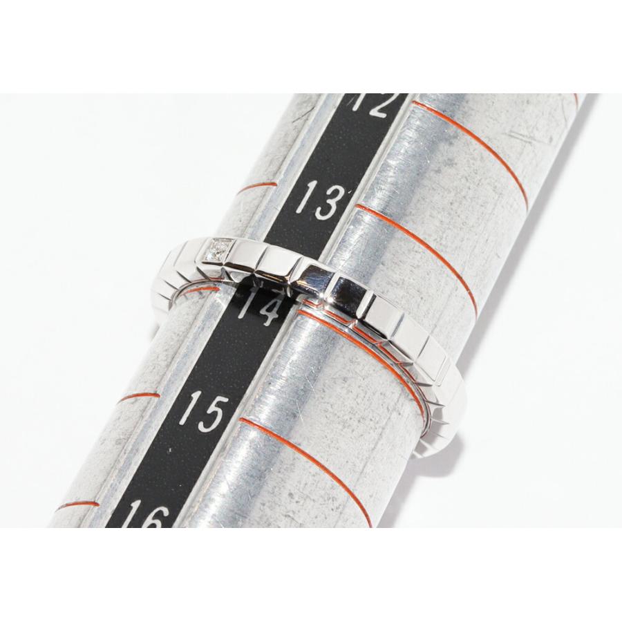 Chopard（ショパール） K18WG ダイヤ1P(0.01ct) アイスキューブリング
