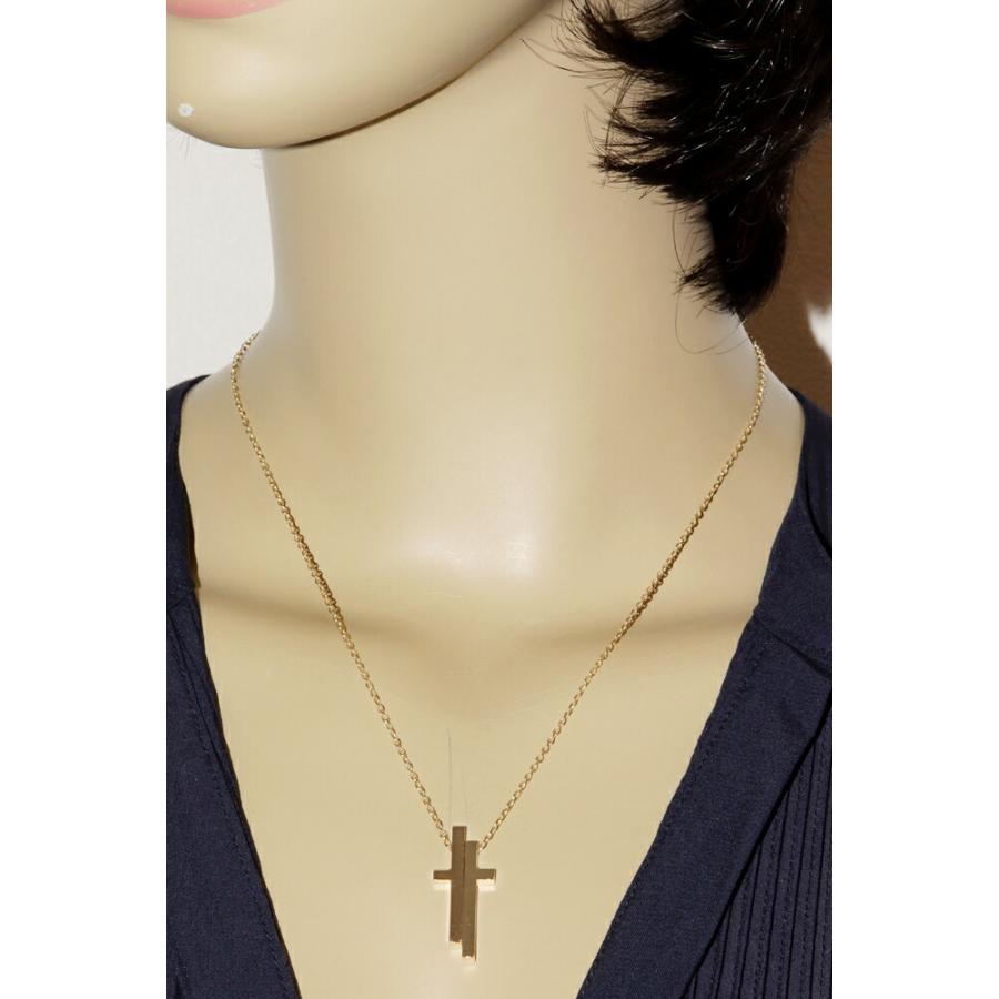 GUCCI（グッチ） ペンダントネックレス K18YG セパレートクロス