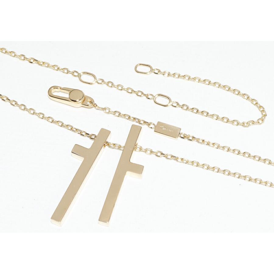 GUCCI（グッチ） ペンダントネックレス K18YG セパレートクロス