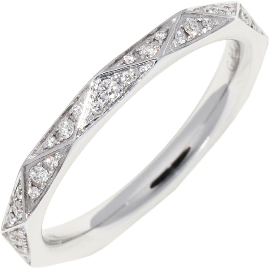 グラフ 指輪 K18WG ダイヤ約0.16ct ダイヤ ローレンスグラフ 