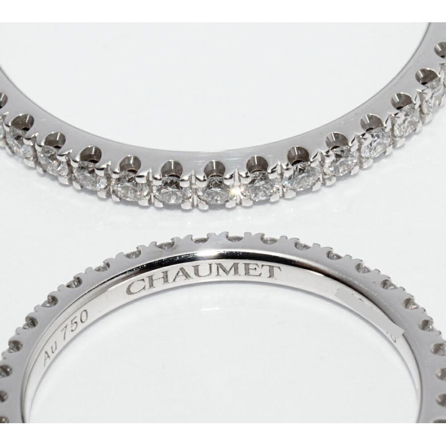 CHAUMET（ショーメ） 指輪 K18WG ダイヤ マイクロ パヴェオール フル