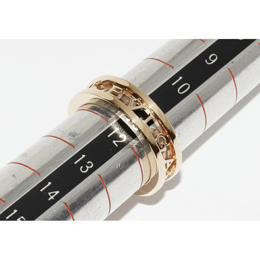 BVLGARI（ブルガリ） 指輪 K18YG B.zero1 ビーゼロワン ロゴスパイラル