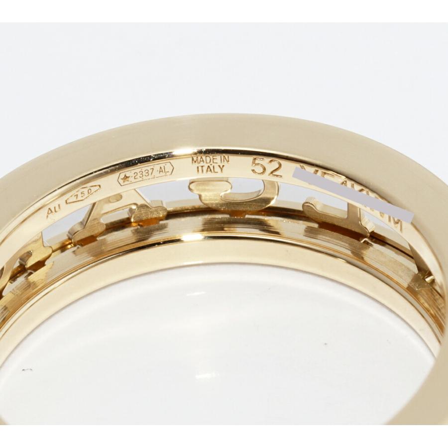 BVLGARI（ブルガリ） 指輪 K18YG B.zero1 ビーゼロワン ロゴスパイラル