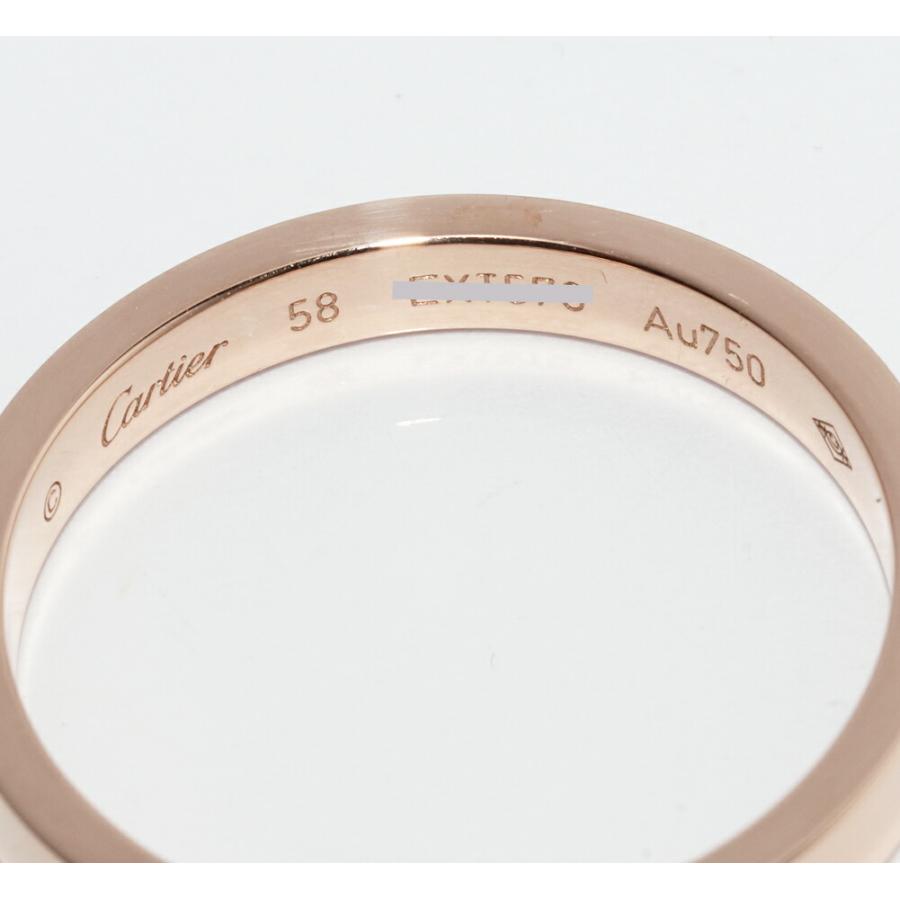 Cartier（カルティエ） K18PG Cドゥカルティエリング エングレーブ 