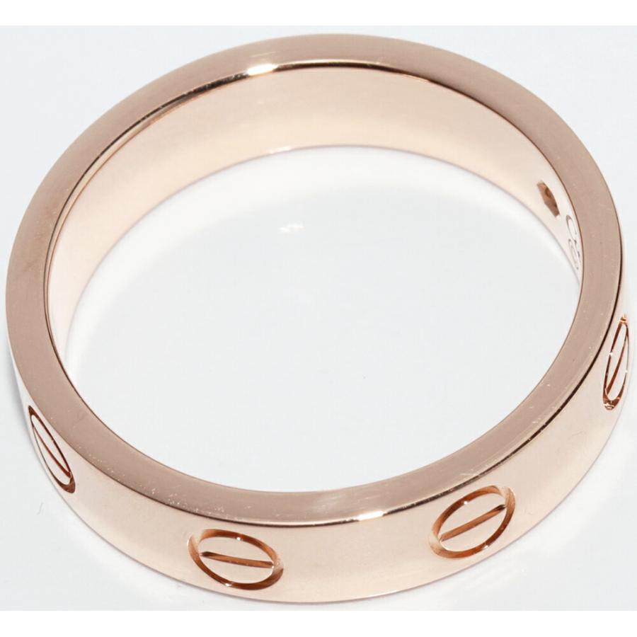 専用　Cartier ミニラブリング ラブリング スモールモデル　K18YG Cartier（カルティエ） 指輪 K18PG ダイヤ1P(0.02ct) LOVEリング