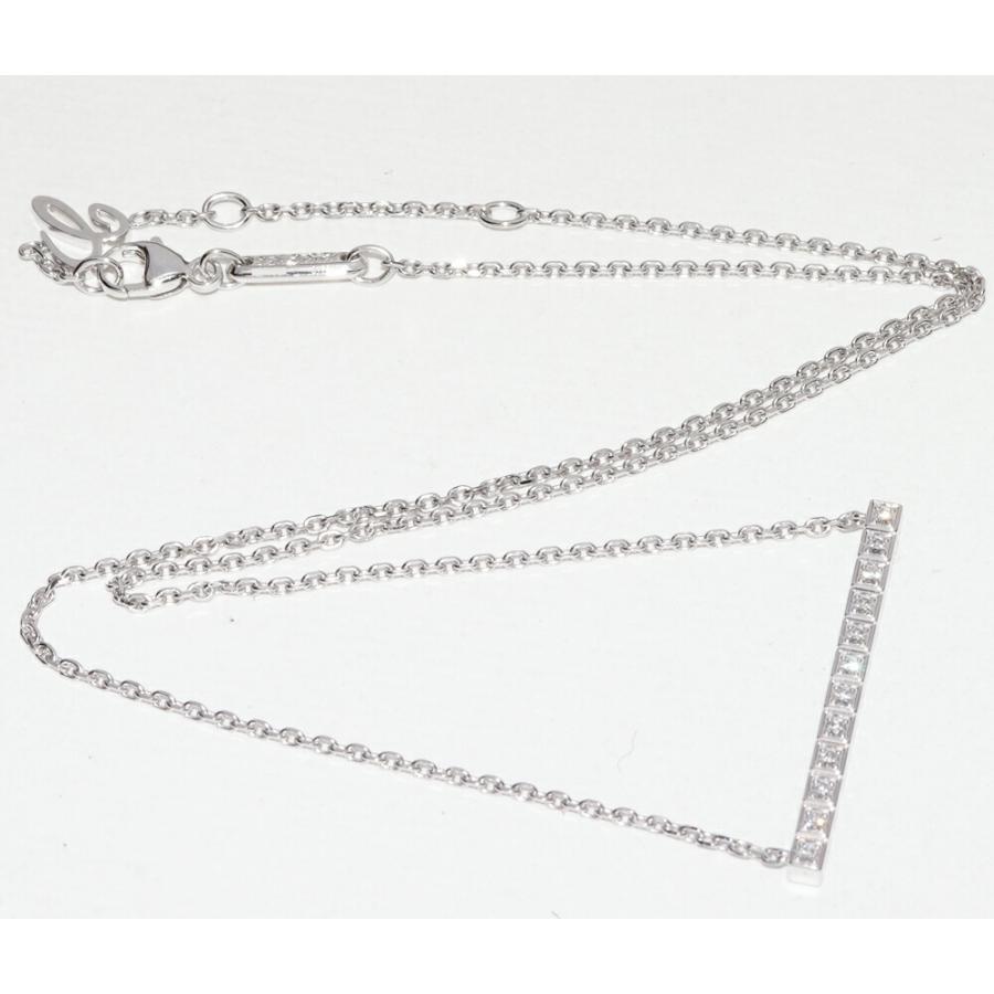 ショパール ペンダントネックレス K18WG ダイヤ12P(0.12ct) アイスキューブ ペンダントネックレス 817702-1003_3