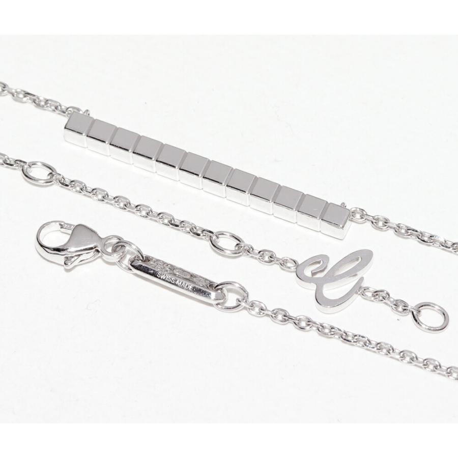 ショパール ペンダントネックレス K18WG ダイヤ12P(0.12ct) アイスキューブ ペンダントネックレス 817702-1003_4