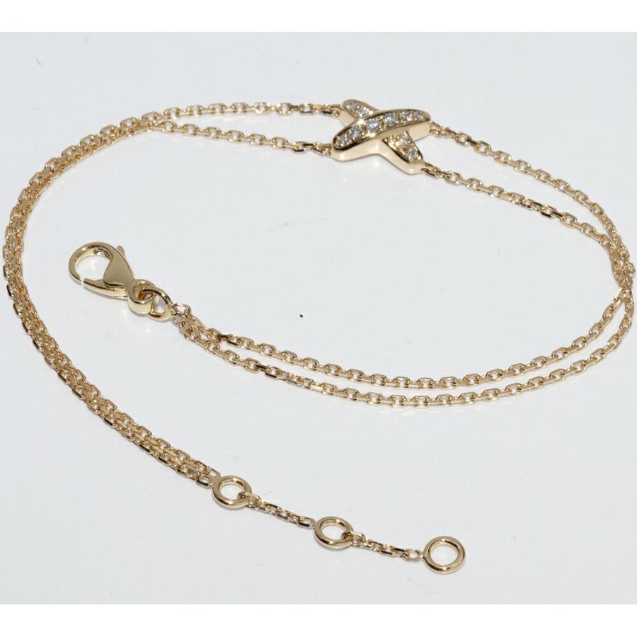 CHAUMET（ショーメ） ブレスレット K18YG ダイヤ10P ジュドゥ リアン 