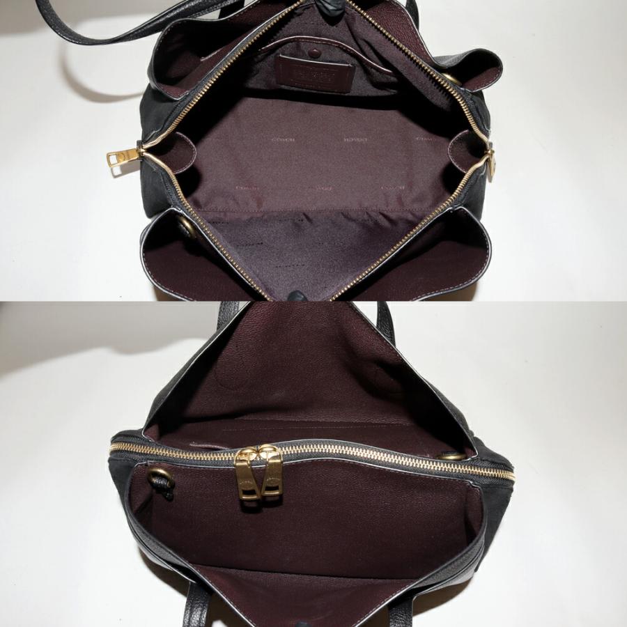 COACH（コーチ） ローラ キャリーオール ペブルレザーxスエード