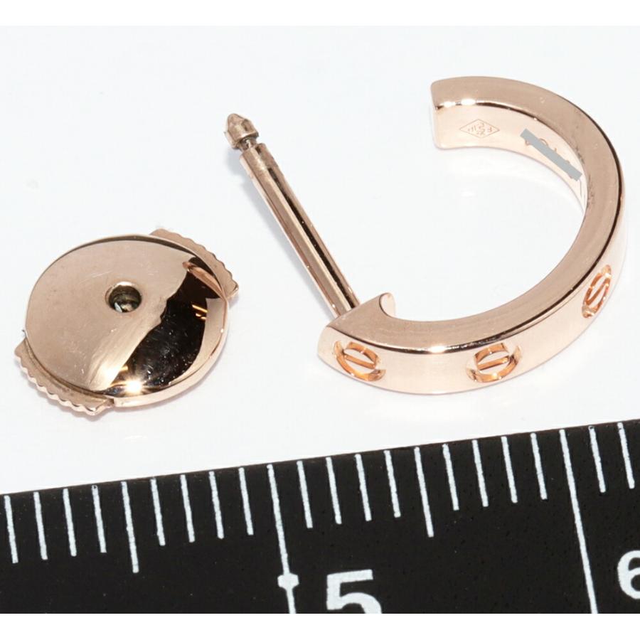 Cartier（カルティエ） フープピアス K18PG ラブイヤリング スモール