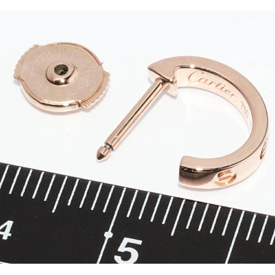 Cartier（カルティエ） K18PG ラブイヤリング スモールモデル ミニラブ