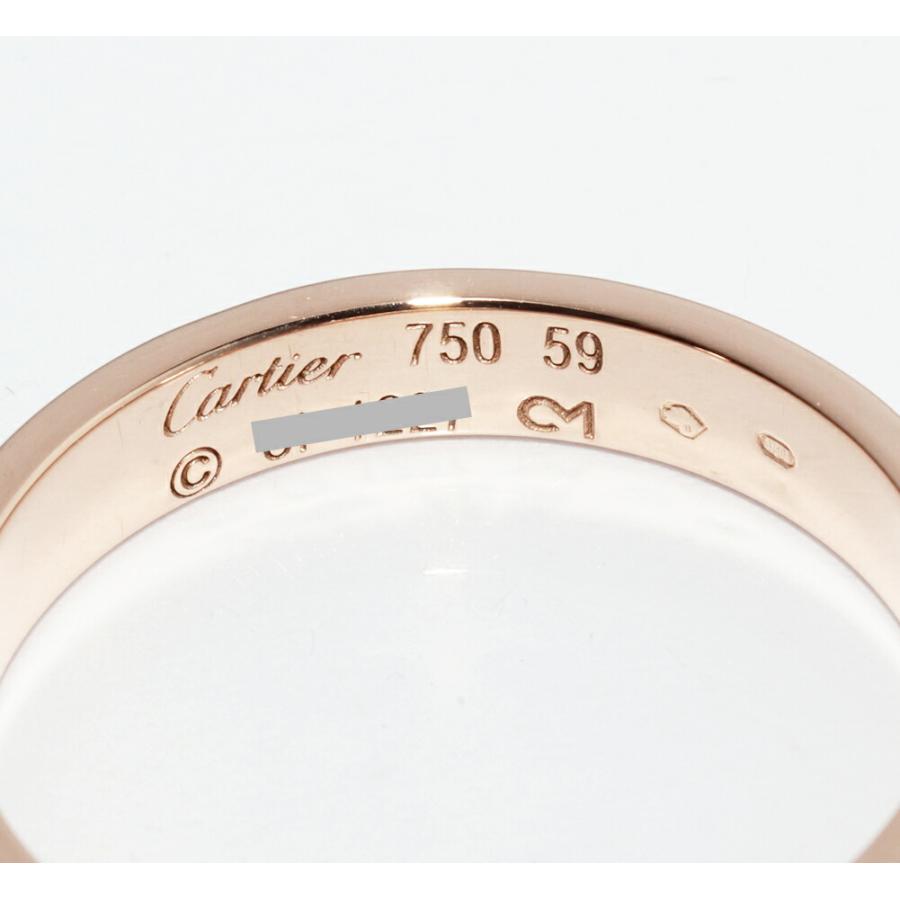Cartier（カルティエ） K18PG ハッピーバースデーリング SM ロゴ
