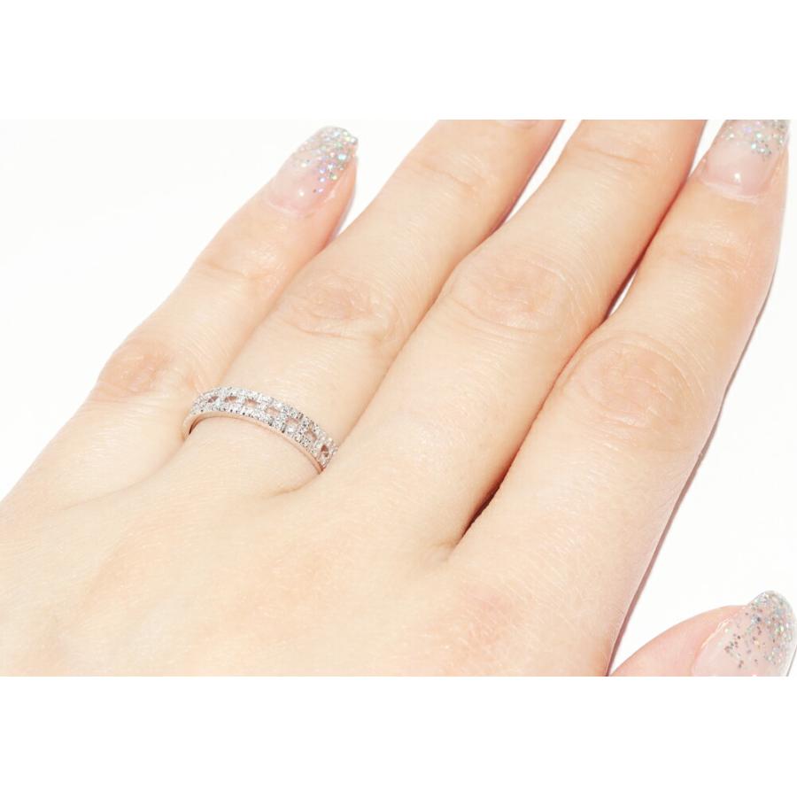 リング 指輪 0.23ct k18wg 【公式通販】