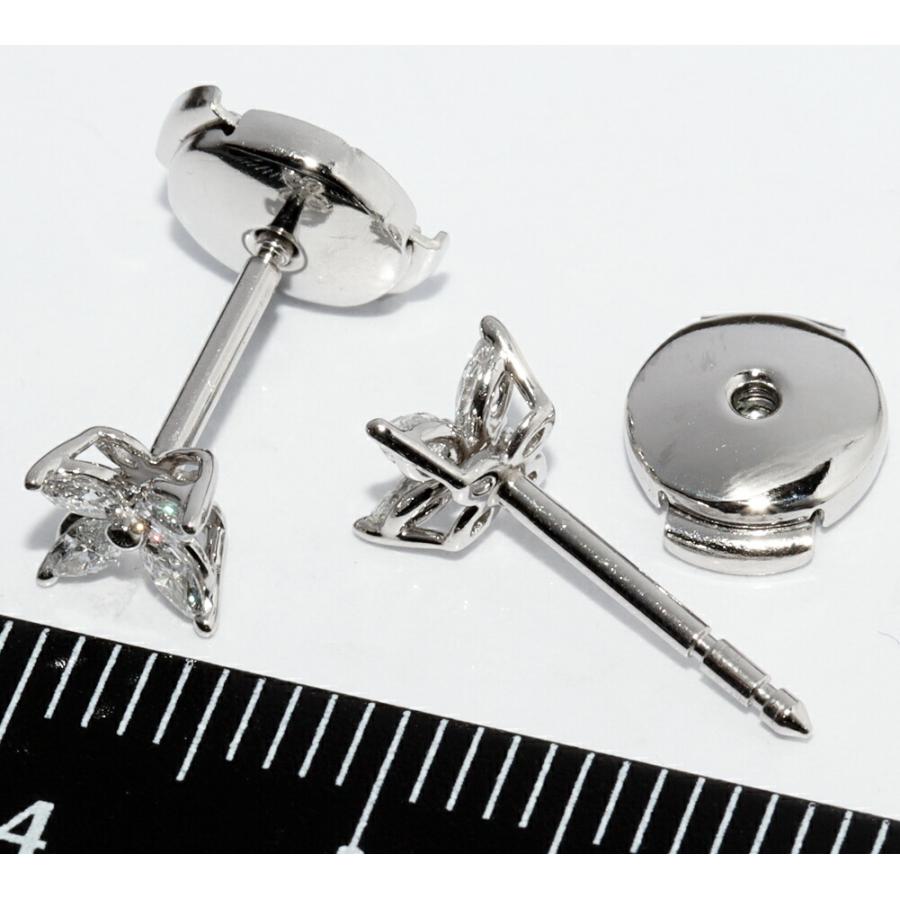 ティファニー Pt950 ダイヤ8P(0.19ct) ビクトリア ピアス ミニ
