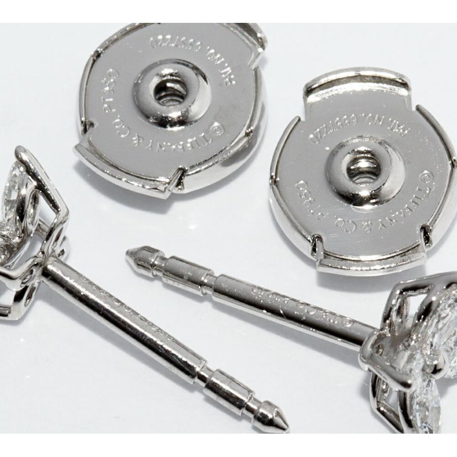 ティファニー Pt950 ダイヤ8P(0.19ct) ビクトリア ピアス ミニ