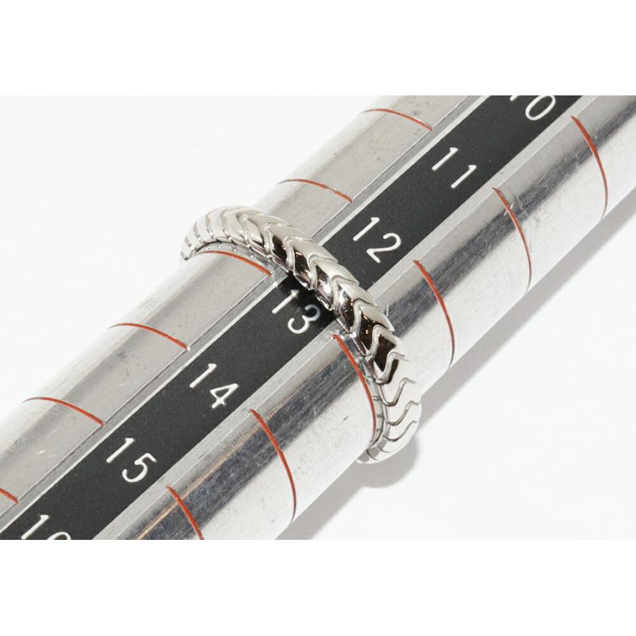 BVLGARI（ブルガリ） 指輪 Pt950 スピガ ウェディングリング 幅3ミリ