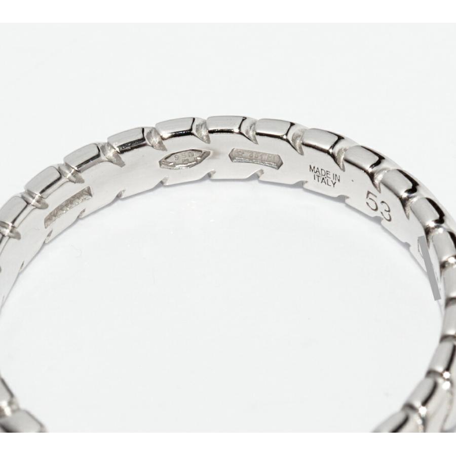 BVLGARI（ブルガリ） 指輪 Pt950 スピガ ウェディングリング 幅3ミリ