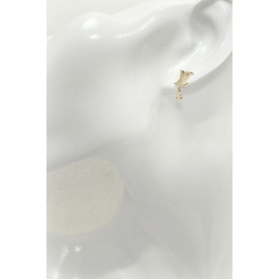 LOUIS VUITTON（ルイ・ヴィトン） ピアス K18YG ダイヤ1P(約0.03ct