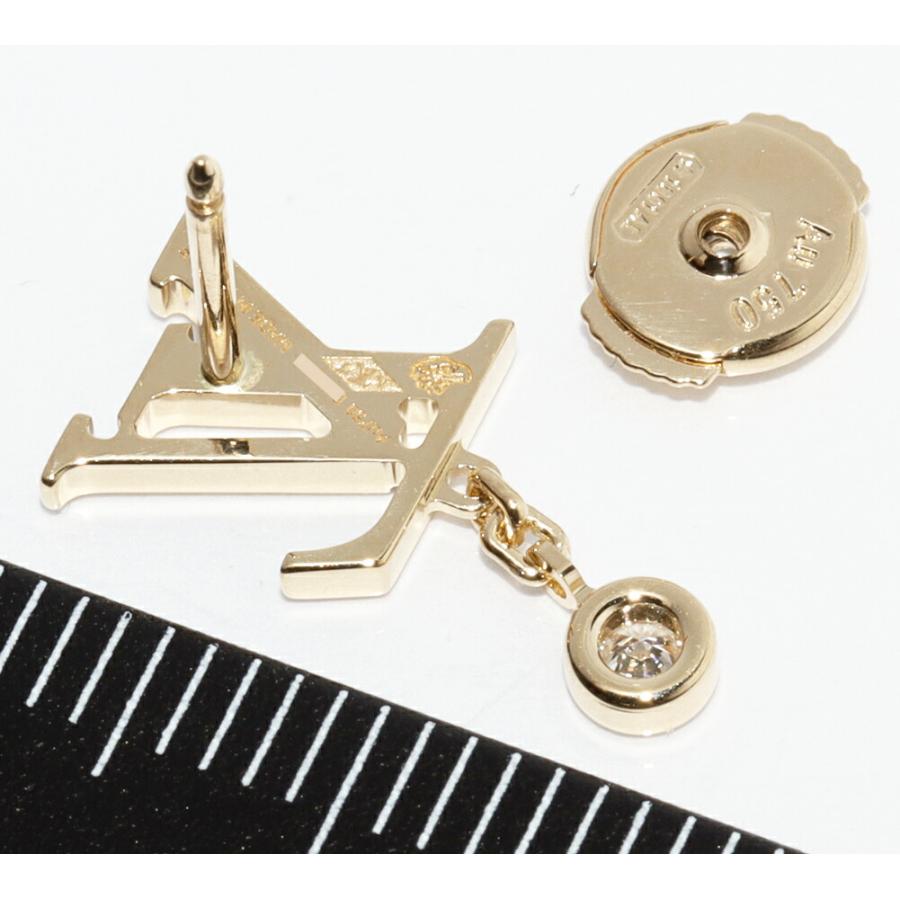 LOUIS VUITTON（ルイ・ヴィトン） ピアス K18YG ダイヤ1P(約0.03ct