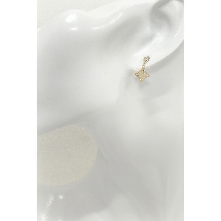 LOUIS VUITTON（ルイ・ヴィトン） ピアス K18YG ダイヤ1P(0.04ct