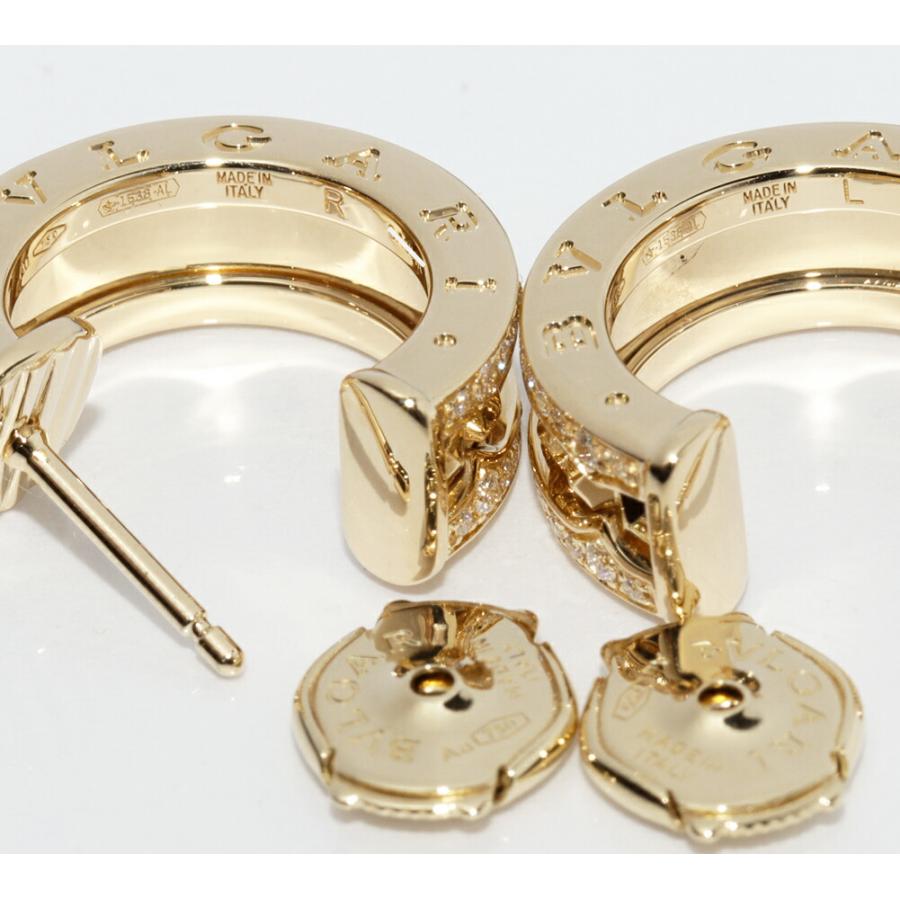BVLGARI（ブルガリ） ピアス K18YG ダイヤ0.27ct B.zero1 ビーゼロワン