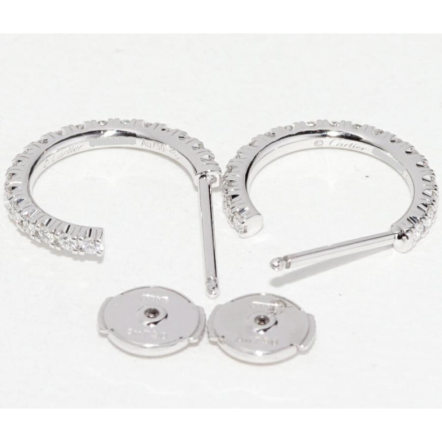 Cartier（カルティエ） ピアス K18WG ダイヤ38P(計0.27ct) エタンセル