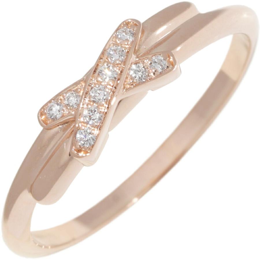 CHAUMET（ショーメ） K18PG ダイヤ10P(0.05ct) ジュ ドゥ リアン 