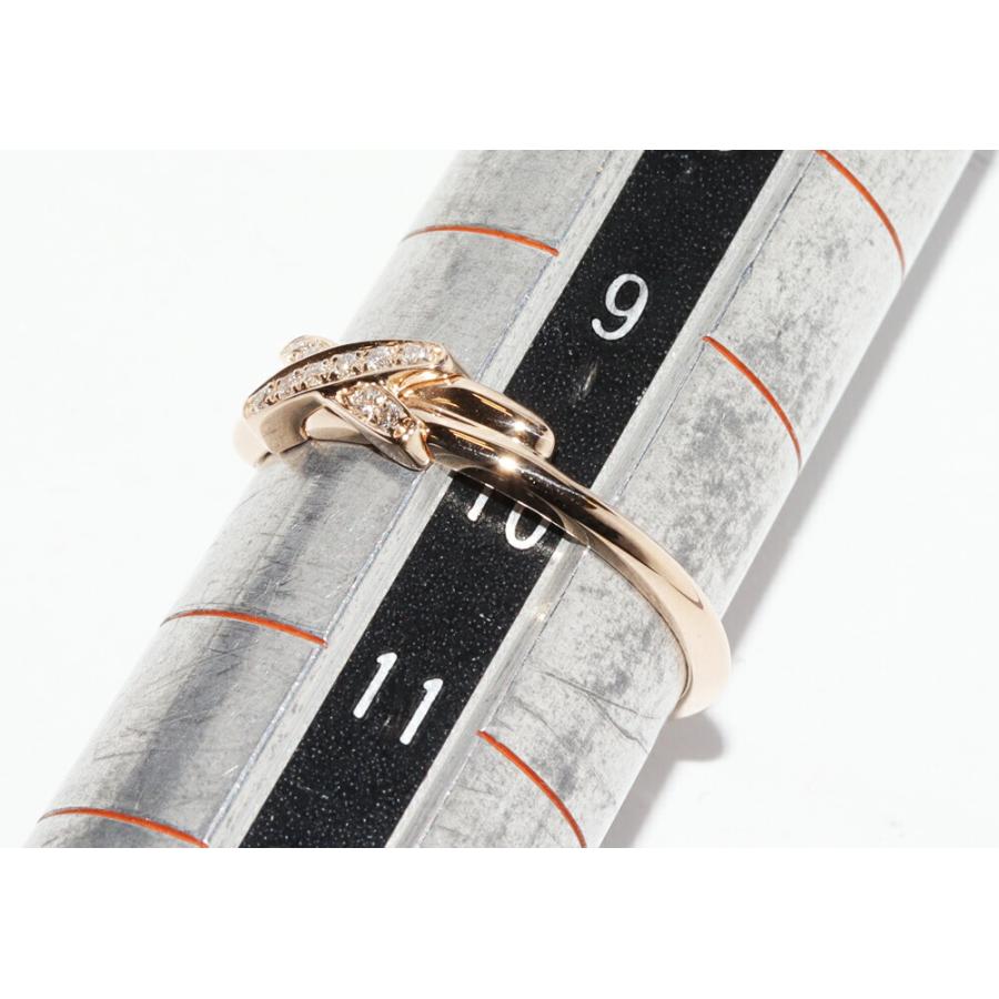 CHAUMET（ショーメ） 指輪 K18PG ダイヤ10P(0.05ct) ジュ ドゥ リアン