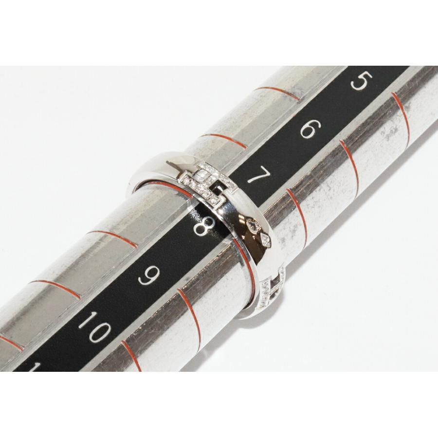 HERMES（エルメス） 指輪 K18WG ダイヤ44P(0.08ct) ヘラクレスリング