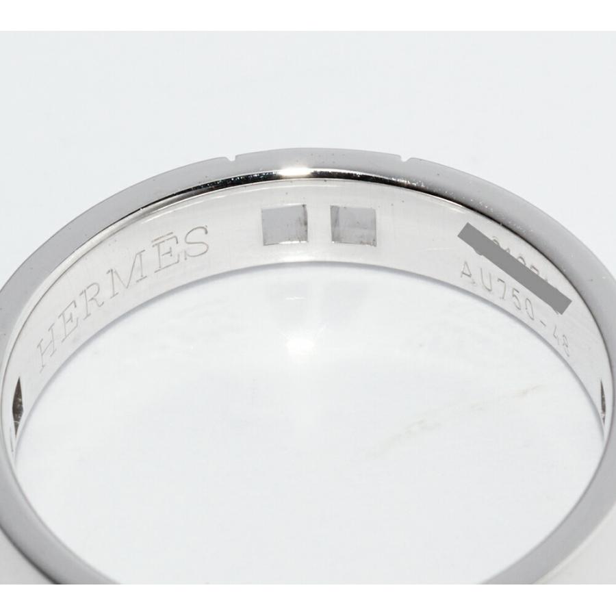 HERMES（エルメス） 指輪 K18WG ダイヤ44P(0.08ct) ヘラクレスリング