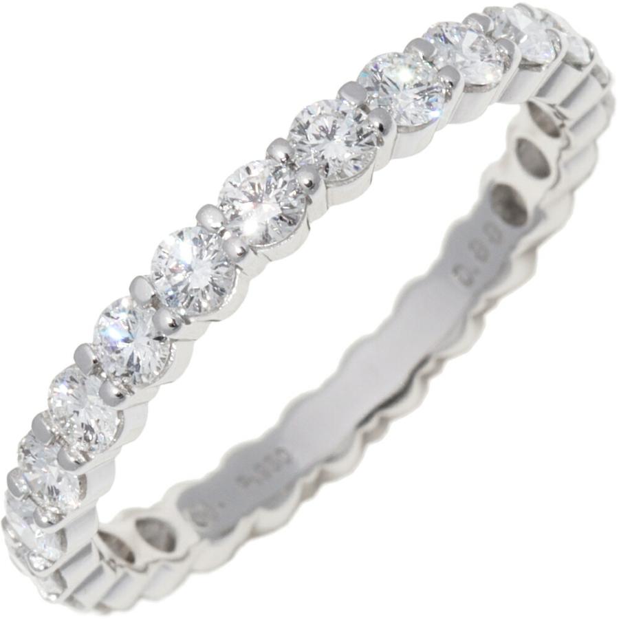 MIKIMOTO（ミキモト） Pt950 ダイヤ0.88ct フルエタニティリング 幅2.3