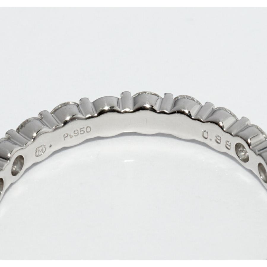 MIKIMOTO（ミキモト） 指輪 Pt950 ダイヤ0.88ct フルエタニティリング 