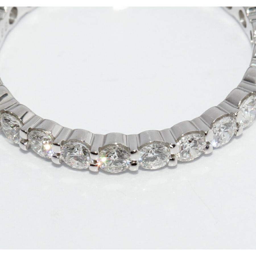 MIKIMOTO（ミキモト） Pt950 ダイヤ0.88ct フルエタニティリング 幅2.3