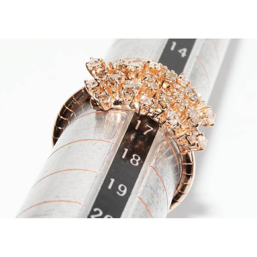 DAMIANI（ダミアーニ） 指輪 K18PG ブラウンダイヤxダイヤ計0.74ct